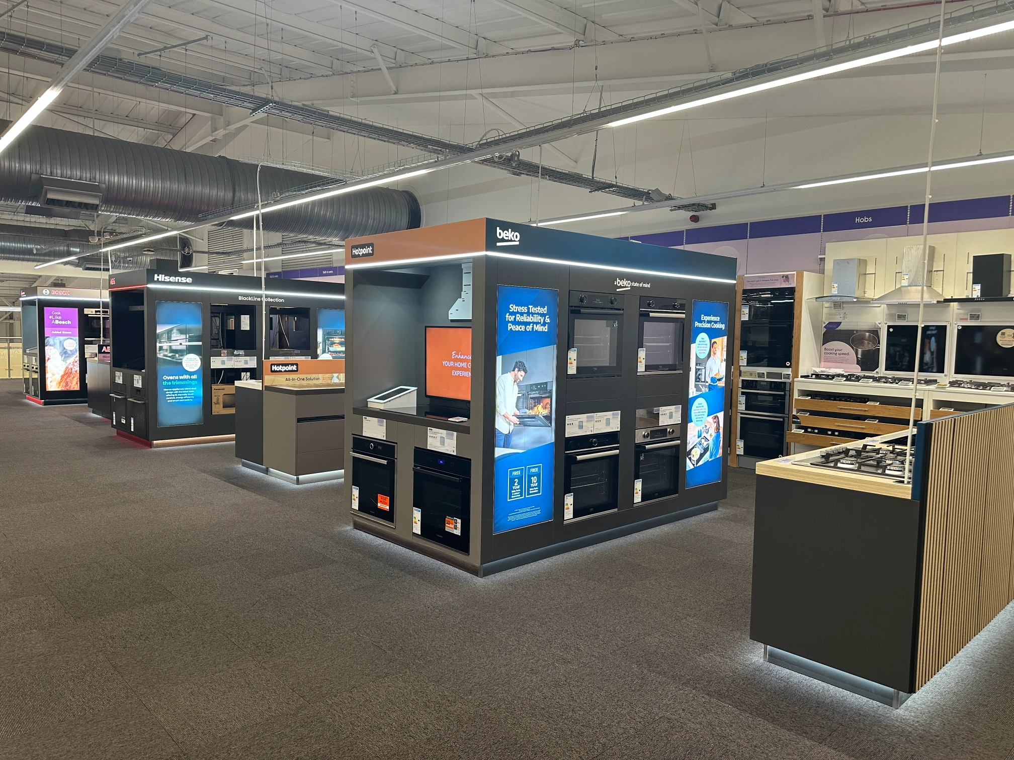 The Integrated World display in-store at Currys